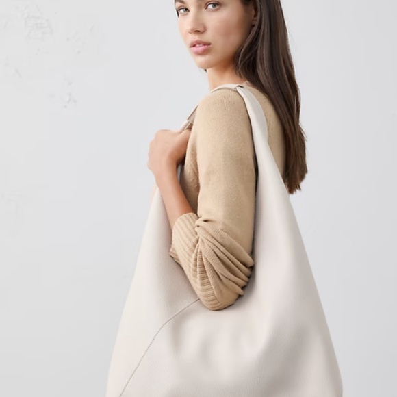Banana Republic Cream Shoulder Bag - Picture 3 of 8
